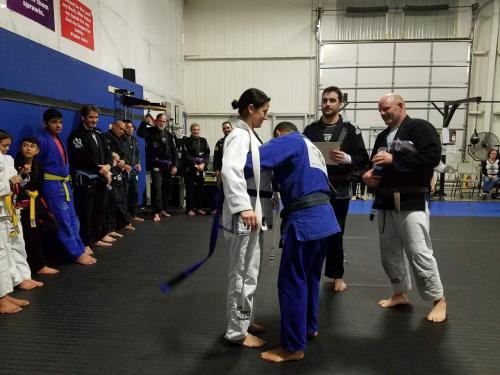 Blue belt · January 28, 2018 · Promoted by Dennis Thomas