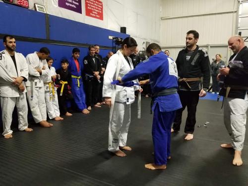 Blue belt · January 28, 2018 · Promoted by Dennis Thomas