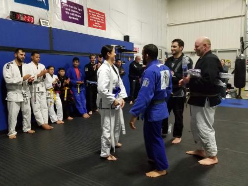 Blue belt · January 28, 2018 · Promoted by Dennis Thomas