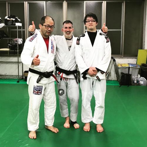 Training at Paraestra Tokyo.