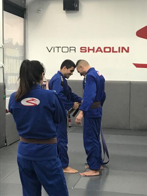 Brown belt · December 9, 2017 · Promoted by Vitor Shaolin
