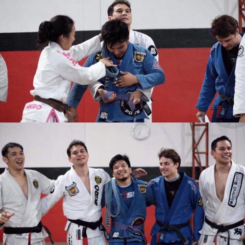 Purple belt · January 22, 2017 · Promoted by Alvin Aguilar