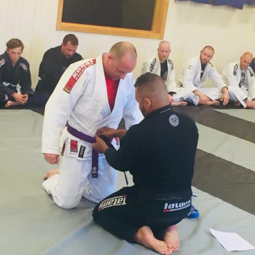 Purple belt · June 21, 2018 · Promoted by Robson Barbosa