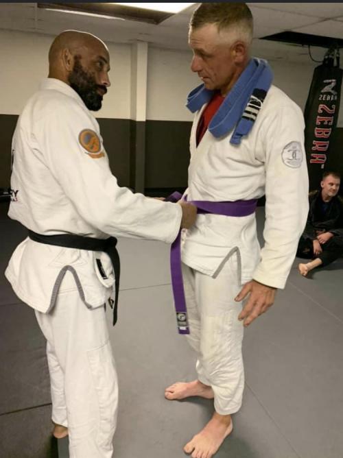 Purple belt · November 28, 2019 · Promoted by Carl Vickory