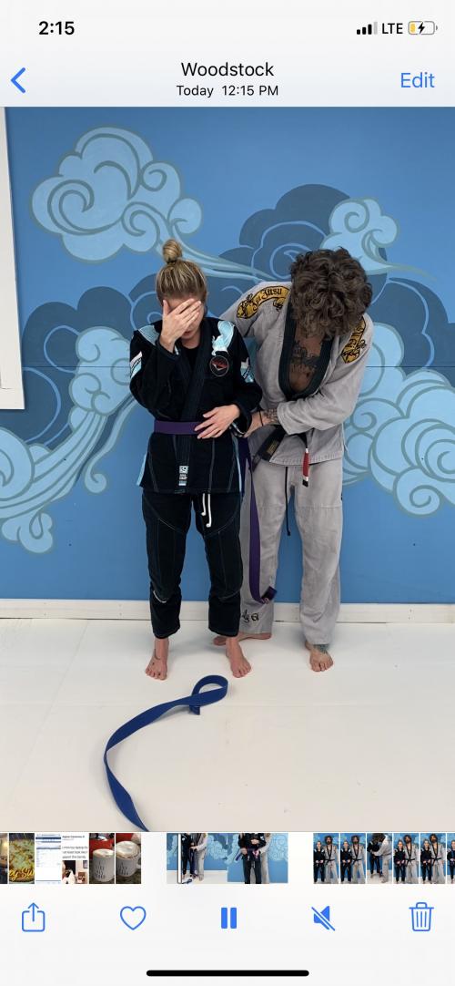 Purple belt · April 18, 2020 · Promoted by Daniel Hart