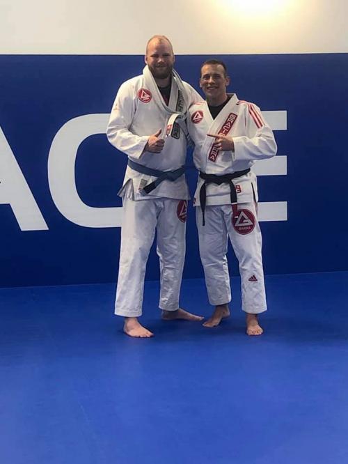 Blue belt · August 27, 2019 · Promoted by Beau Viehmann