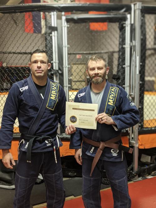 Brown belt · December 14, 2019 · Promoted by Mario Roberto