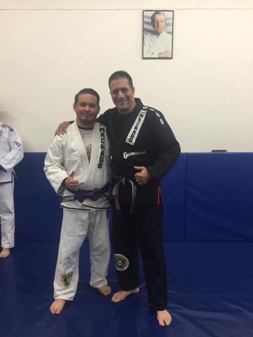 Purple belt · April 30, 2016 · Promoted by Roger Machado