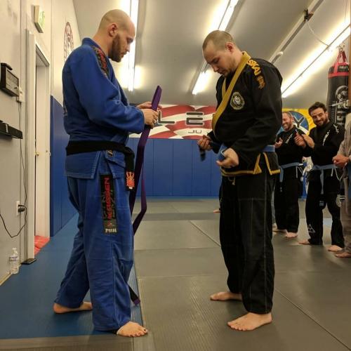 Purple belt · November 11, 2018 · Promoted by Beau Babb