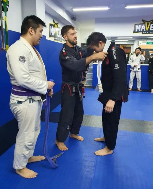 Blue belt · December 20, 2019 · Promoted by Pedro Wolff
