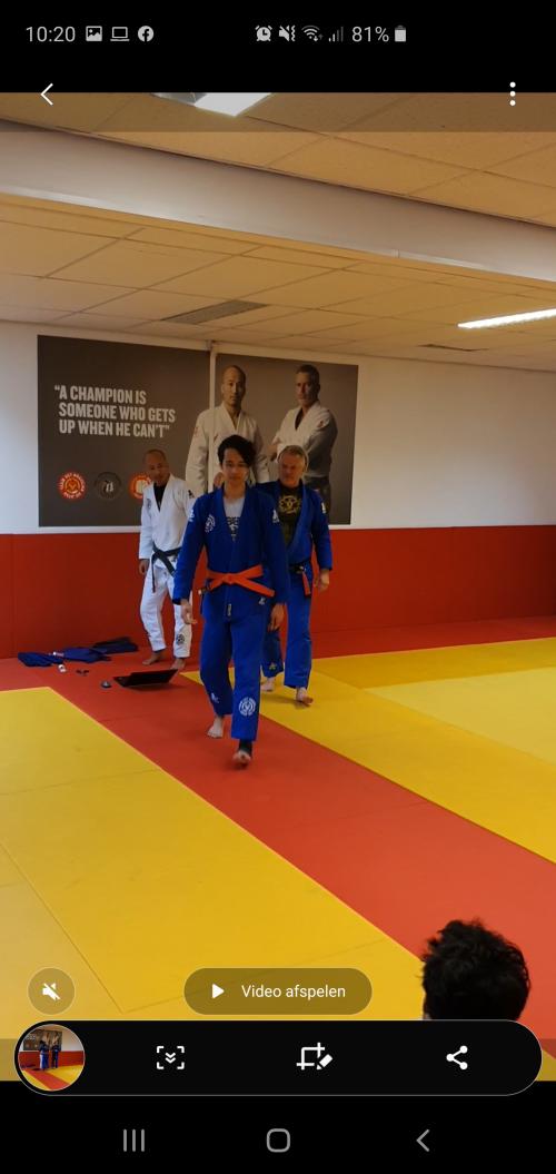 Orange belt · December 8, 2019 · Promoted by Pele Tkl Nguyen