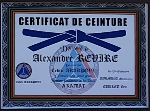 Blue belt · December 21, 2019 · Promoted by Cedric Akakpovi