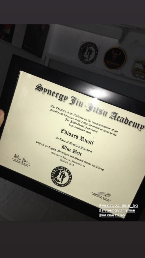 Blue belt · April 25, 2019 · Promoted by Max Metino