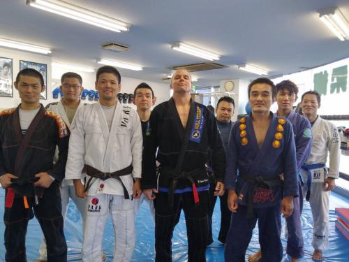 Robert Vingsnes and the Paraestra TB team and professors (Takayuki Hirose, Satoru Ida, and Yuzuru Ikeda, in Kasai, Tokyo