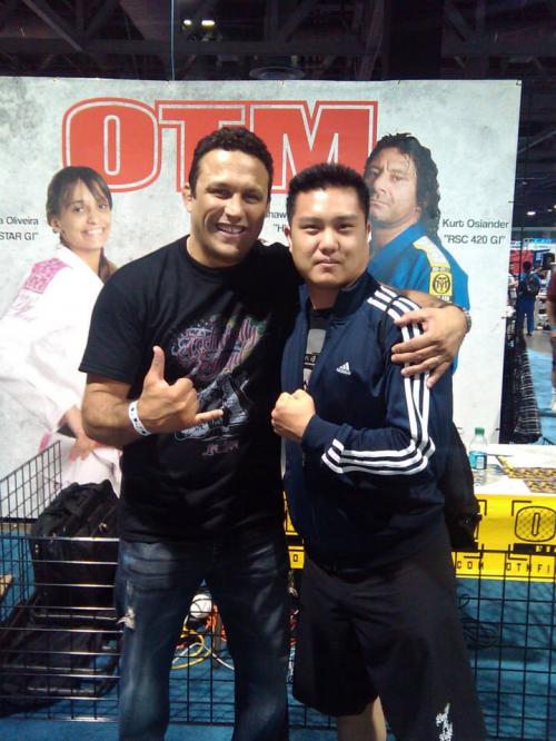 Met Renzo Gracie at the 1st BJJ Expo