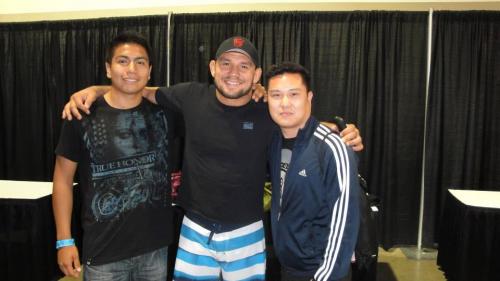 Met Roberto Cyborg at the 1st BJJ Expo