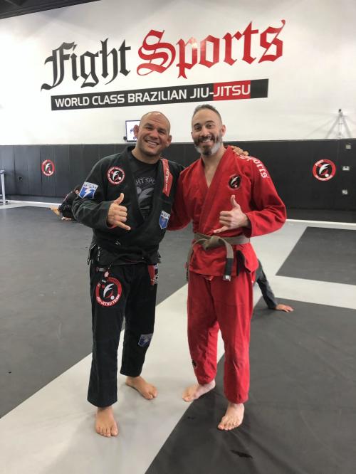Visiting Cyborg at Fight Sports in Miami