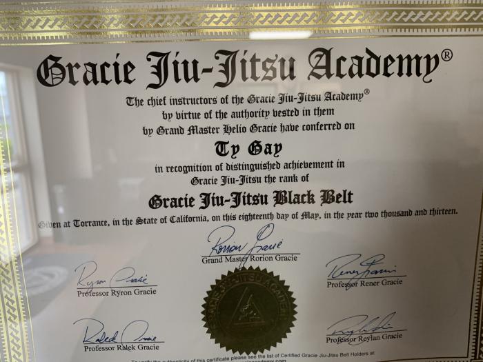Black belt · May 18, 2013 · Promoted by Roiron, Rener & Ryron Gracie