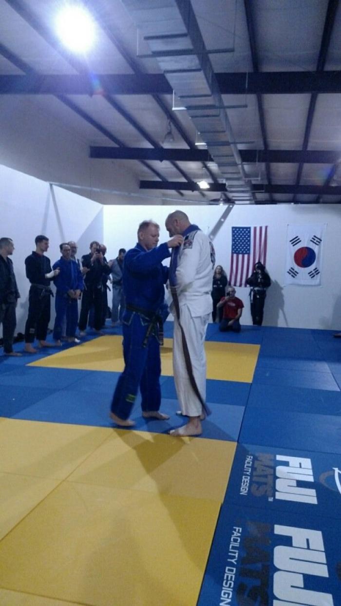 Brown belt · February 17, 2018 · Promoted by Shawn Hammonds
