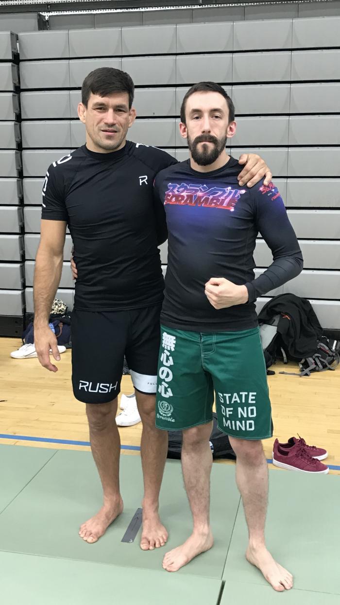 Myself and Demian Maia, the man.