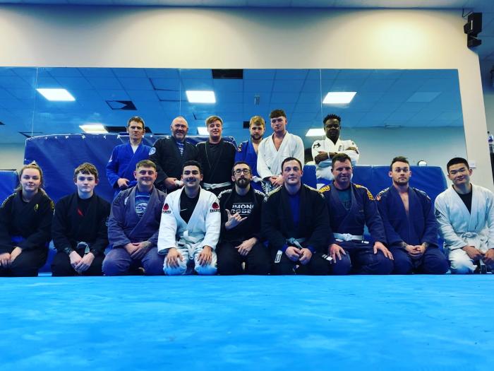One of my Friday night classes at Dundee Mixed Martial Arts.