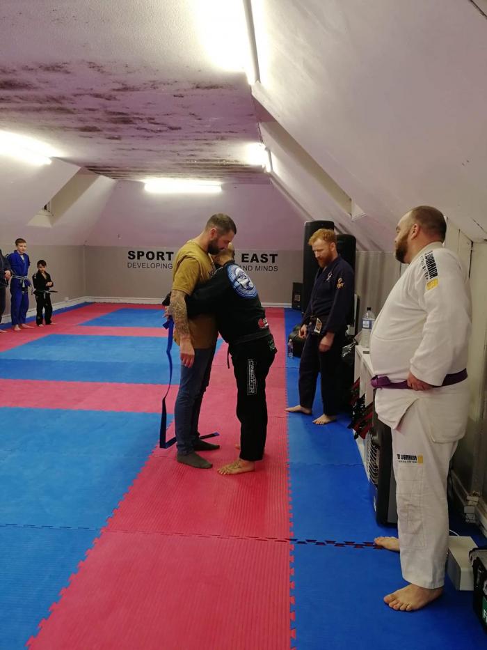 Blue belt · November 3, 2019 · Promoted by Grant Cruickshank