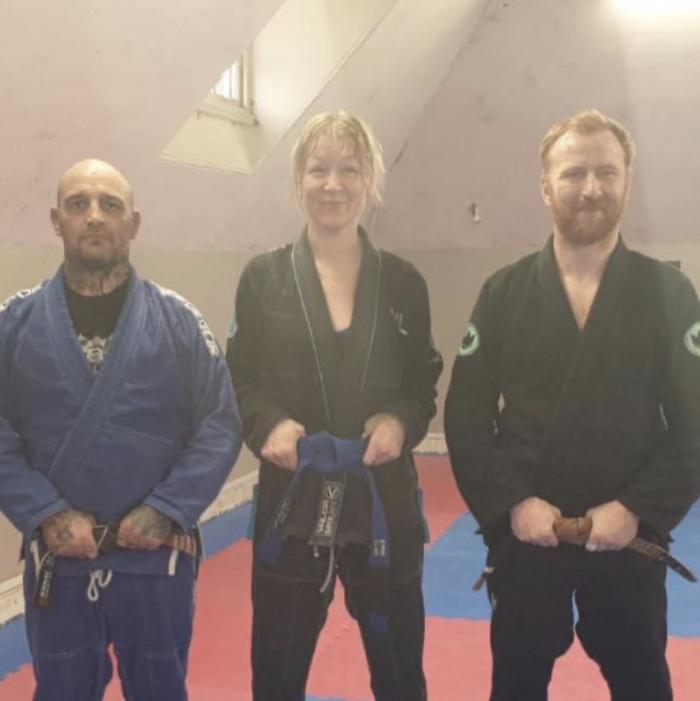 Day of blue belt promotion