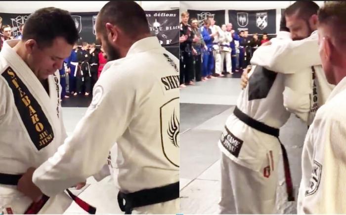 Legend Chris Haueter in the house for my BJJ Black Belt