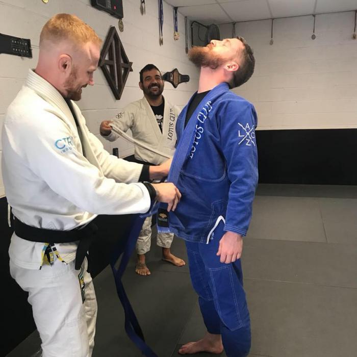 Blue belt · January 18, 2018 · Promoted by Sean Downie