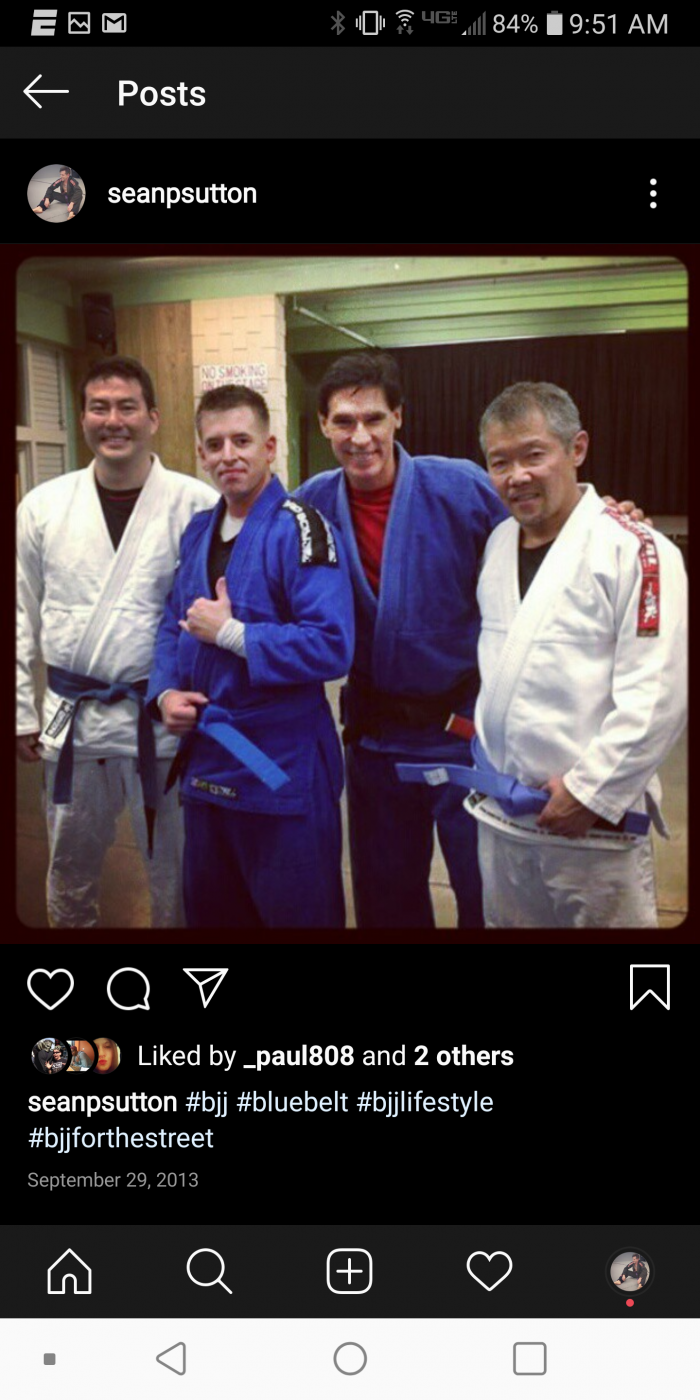 Blue belt · September 29, 2013 · Promoted by Burton Richardson