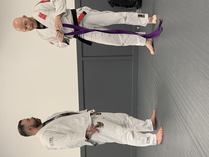 Purple belt · June 4, 2020 · Promoted by Jeremy Belnap