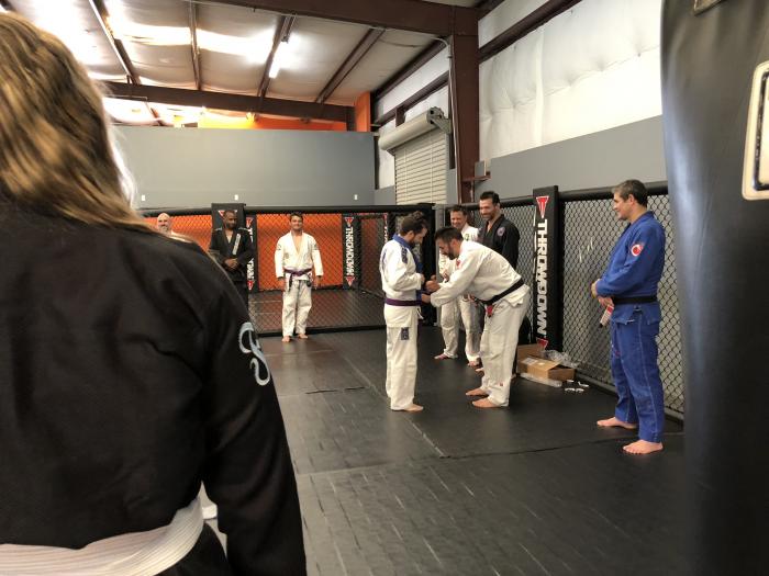 Purple belt · April 28, 2018 · Promoted by Gerald Gonzalez