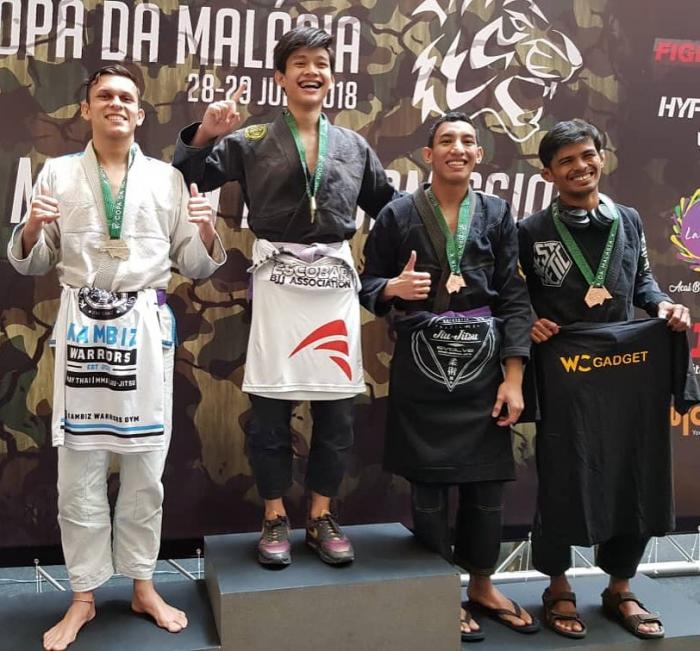 2018 Silver Medalist Purplebelt Gi below 70kgs