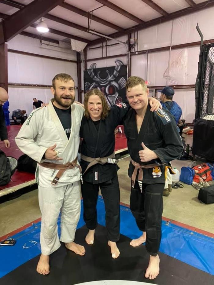 My fellow brown belts at the 4!