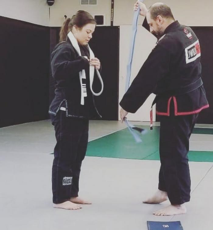 Blue belt · July 14, 2019 · Promoted by Jason Williard