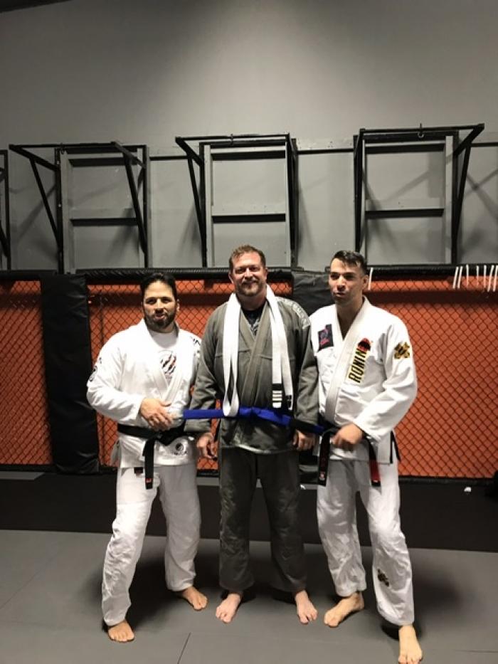 Blue belt · December 17, 2017 · Promoted by Jerry