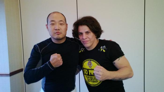 w/ the big boss, Professor Israel Gomes