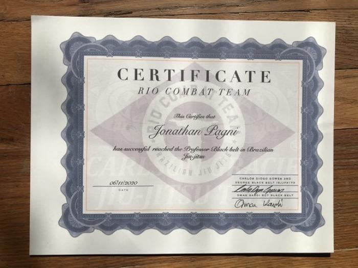Black belt · June 11, 2020 · Promoted by Omar Kasdi