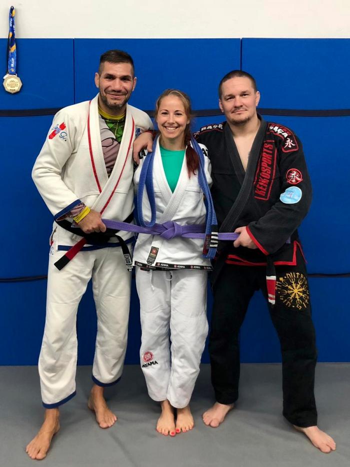 Purple belt · October 14, 2018 · Promoted by Teo Anton Viitala