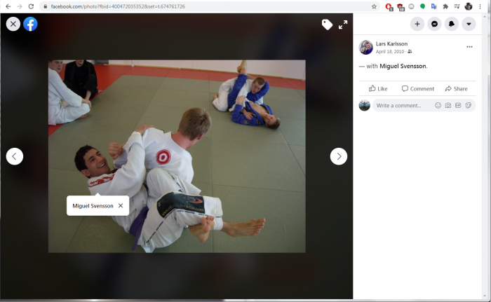 Purple belt · January 1, 2010 · Promoted by Mikael Sundin, Alliance BJJ