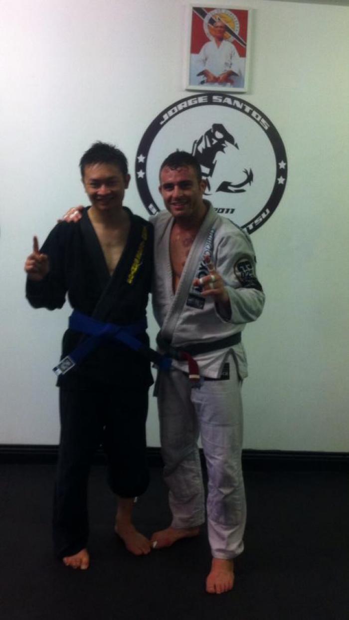 Blue belt · July 28, 2014 · Promoted by Jorge Santos