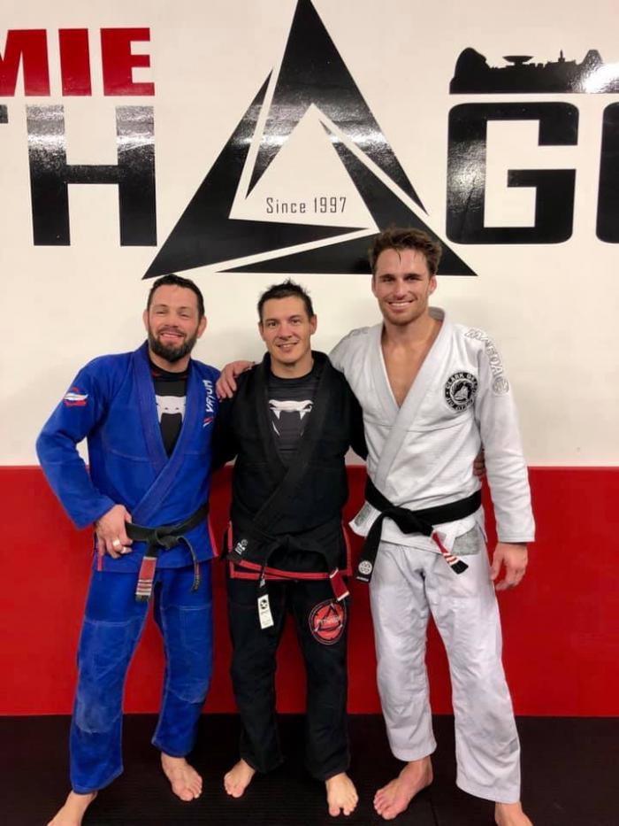 Sebastien LEGER avec Clark Gracie et Manu Fernandez