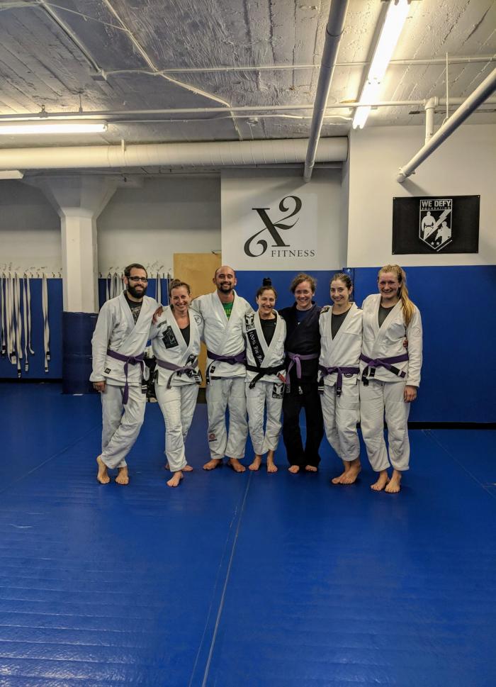 Purple belt · August 14, 2018 · Promoted by Gina Franssen