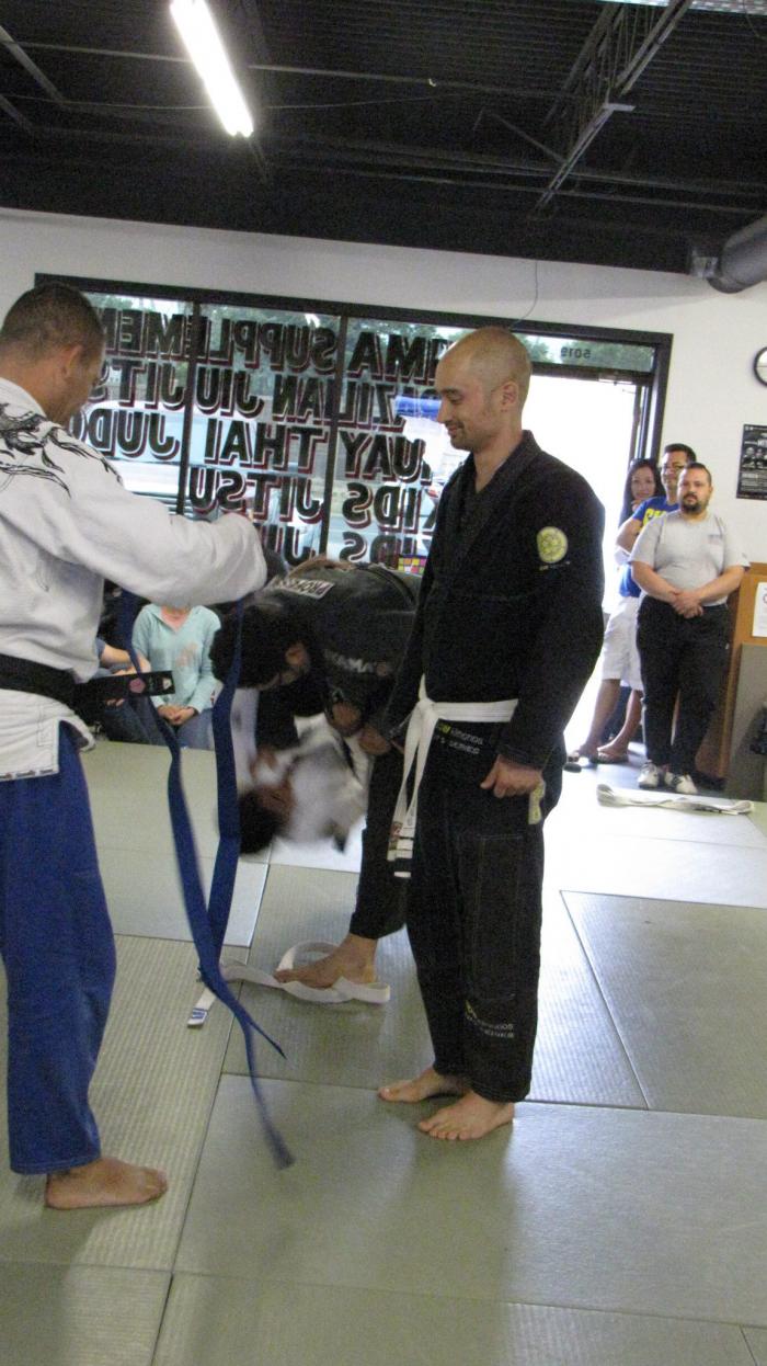 Blue belt · September 15, 2013 · Promoted by Charles Dos Anjos