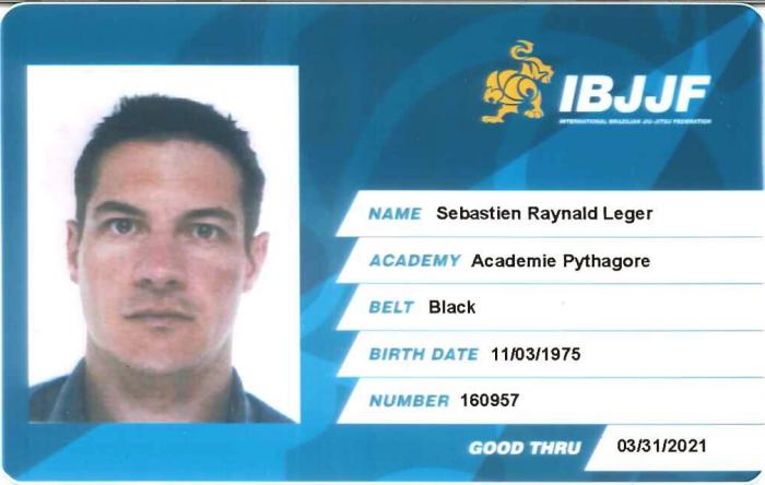 Black belt · June 21, 2018 · Promoted by Emmanuel Fernandez "Pythagore"