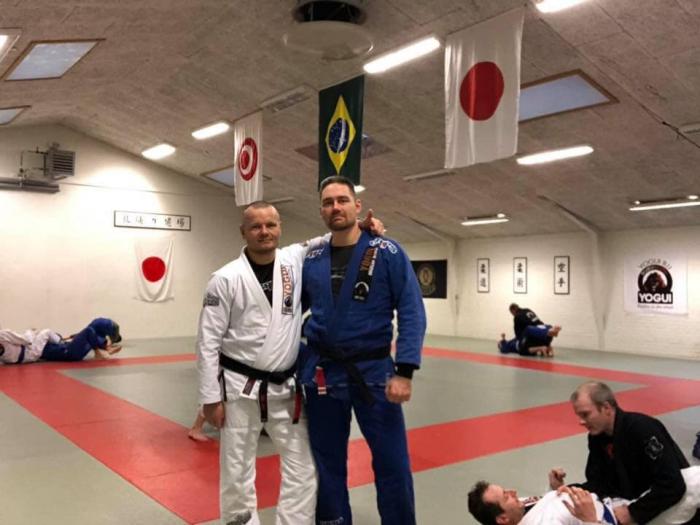 good times on the mat with my brother in arms, Bo Pedersen