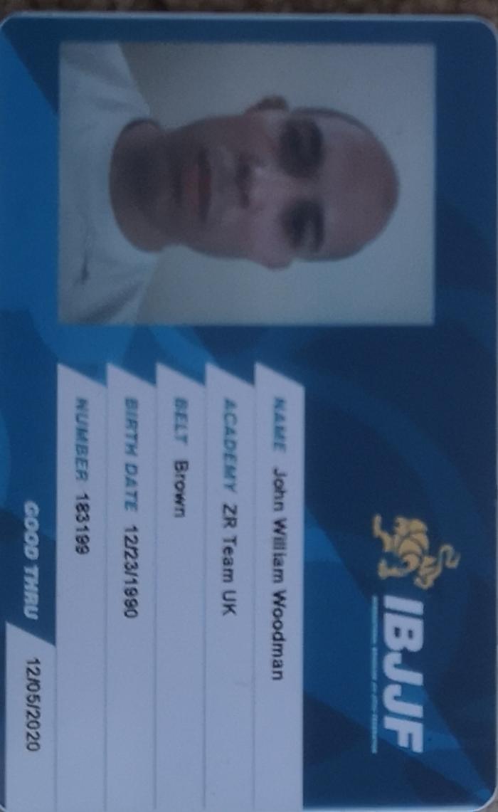 Ibjjf card