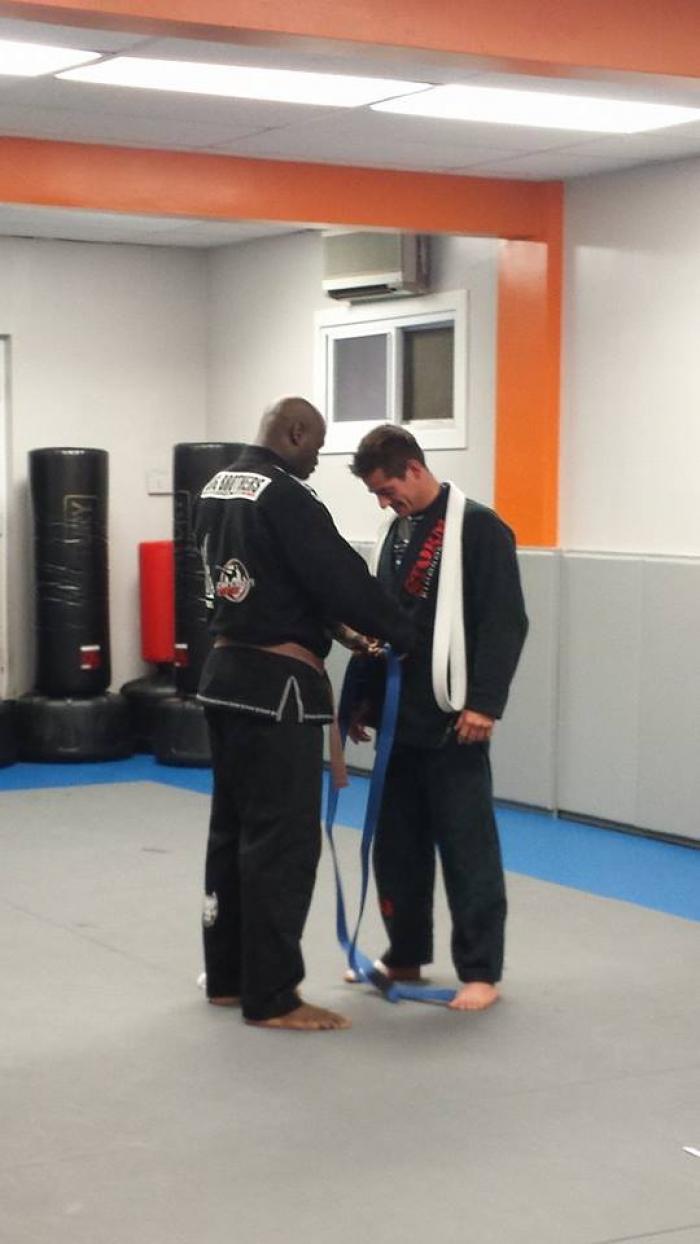 Blue belt · March 12, 2014 · Promoted by ISAAC JULY JR