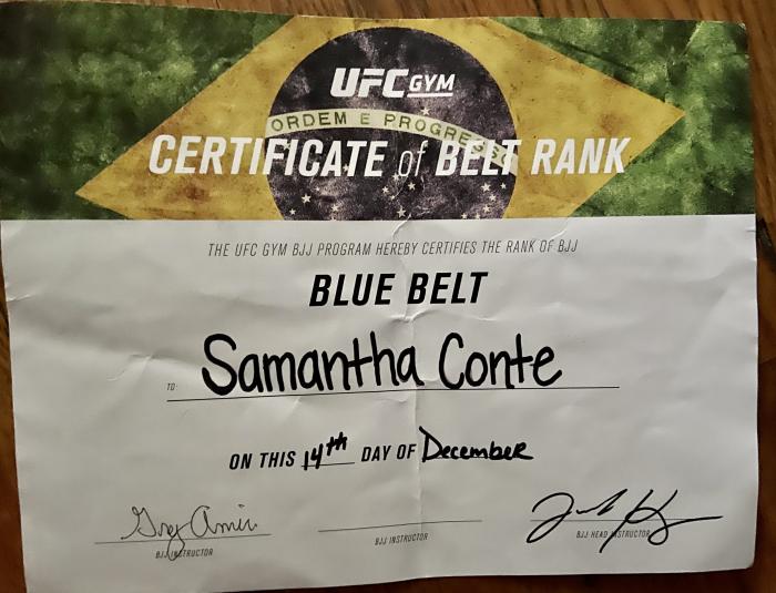 Blue belt · December 14, 2019 · Promoted by Josh Key