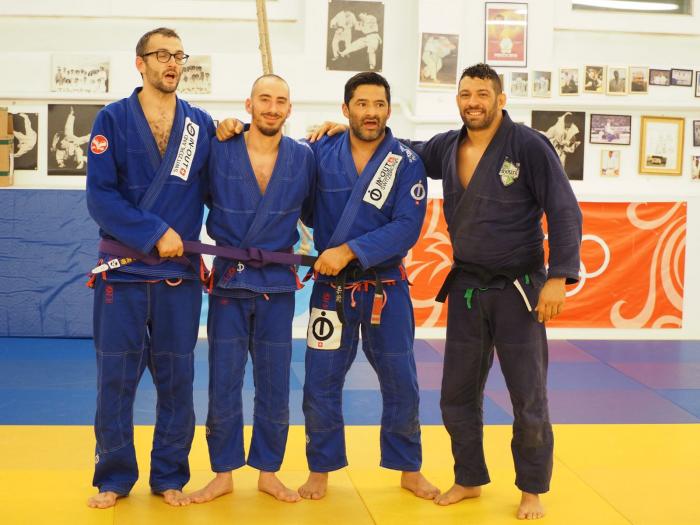 Purple belt · October 17, 2018 · Promoted by Luciano Huambachano